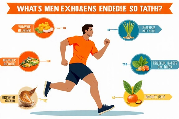 Infografic despre energie și rezistență masculină